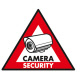 camera alarm security sticker